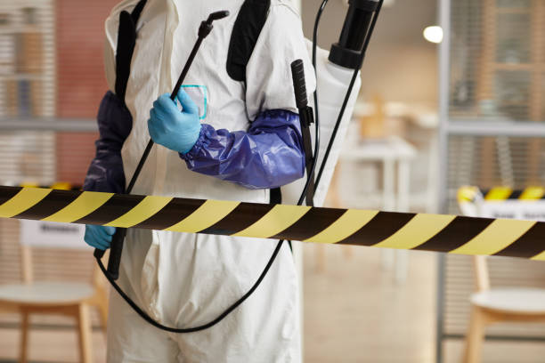 Professional Biohazard Cleanup technician working in Muir, MI